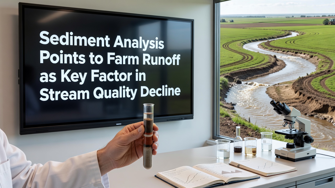Sediment Analysis Points to Farm Runoff as Key Factor in Stream Quality Decline